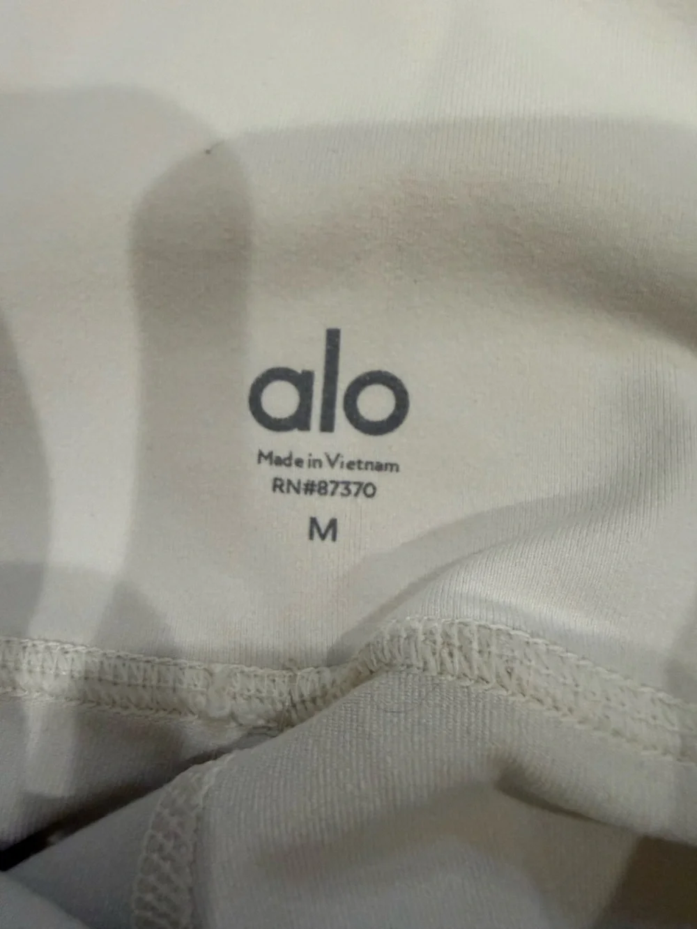 Alo Yoga High-Waist Airbrush Legging Ivory Cream White